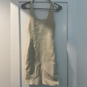 Babaton Textured Knit Dress in Cream